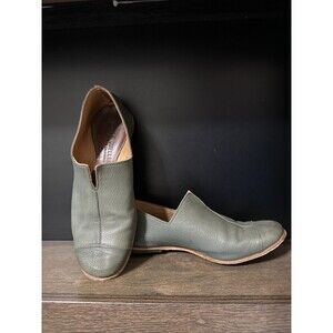 Cliff Dweller Euro Size 36 Blue Leather Shoes Slip On US Size 6